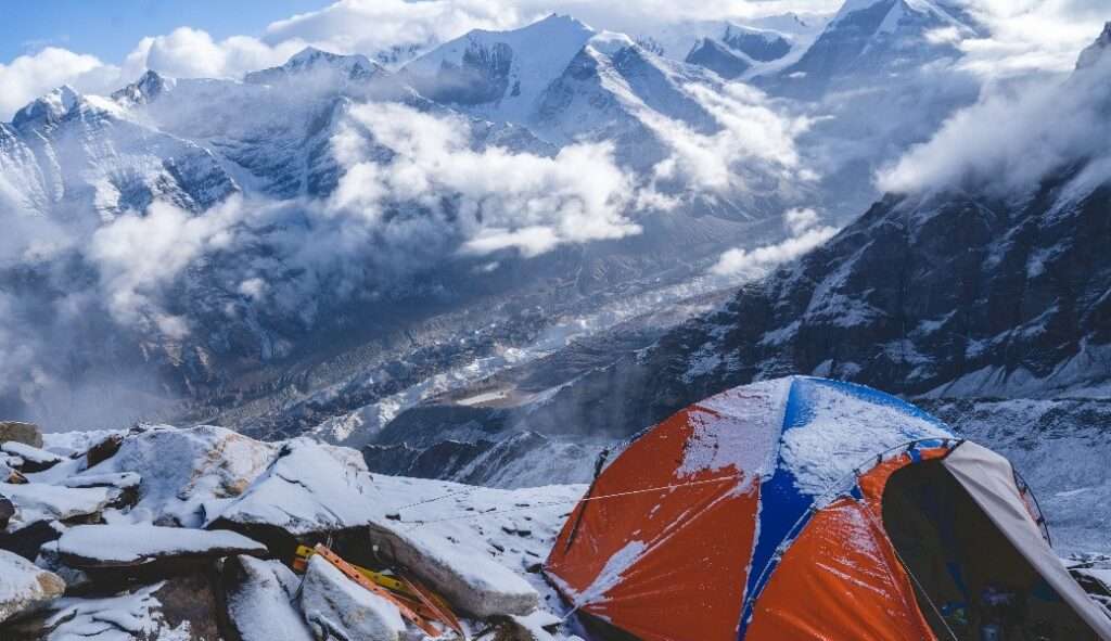 Bhagirthi peak summit
